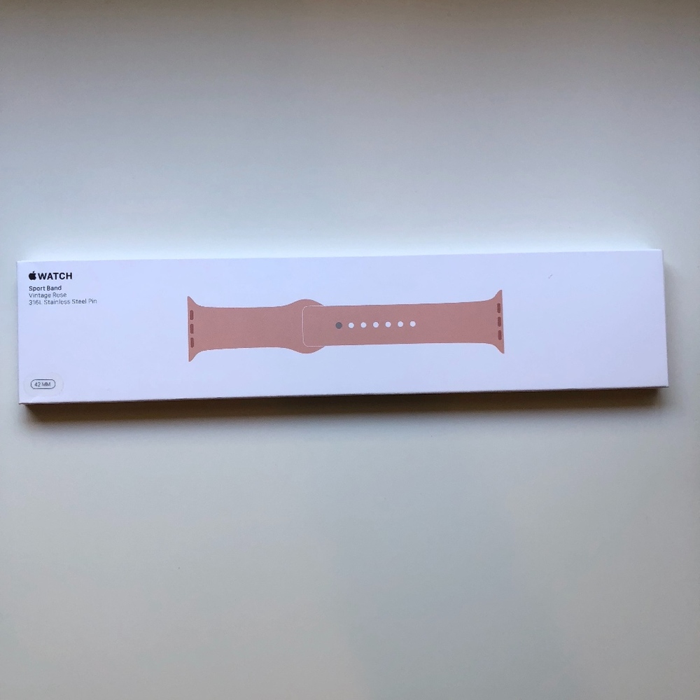 42mm Apple Watch Sport Band - Vintage Rose